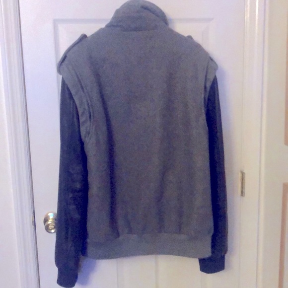 Men's Leather Varsity Jacket Public School - Picture 2 of 2